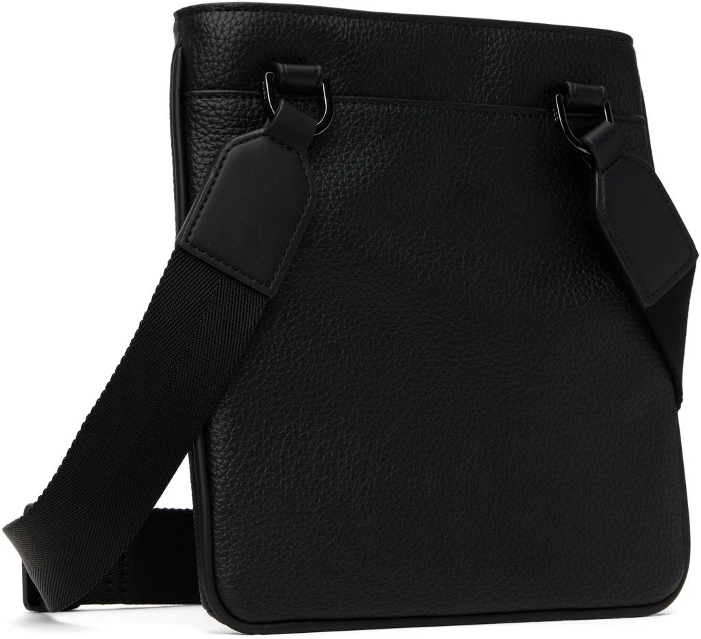 Hugo Boss Black Faux-Leather Messenger Bag 3