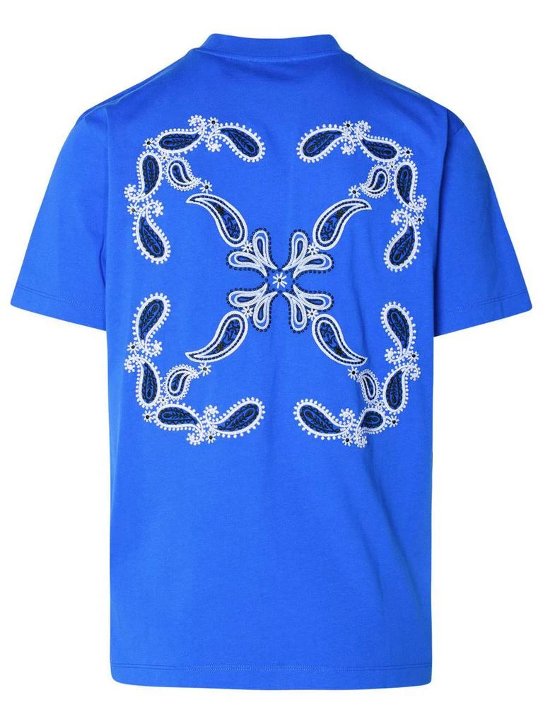 Off-White Off-White Blue Cotton T-Shirt 3