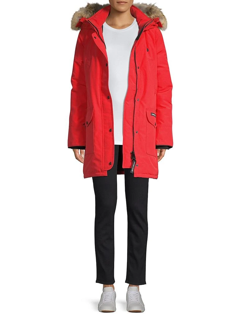 Canada Goose Trillium Coyote Fur-Trim Down Parka 2