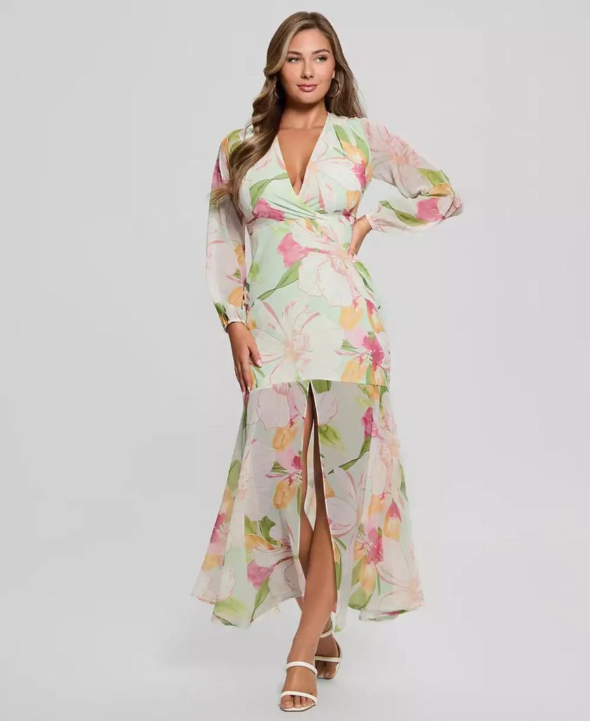 maxi dress black tie Evelyn Lace Maxi Dress Long Sleeve Black
