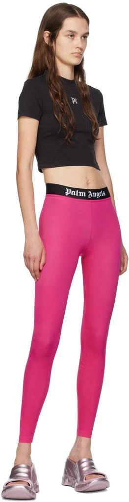 Palm Angels Black Monogram T-Shirt 4