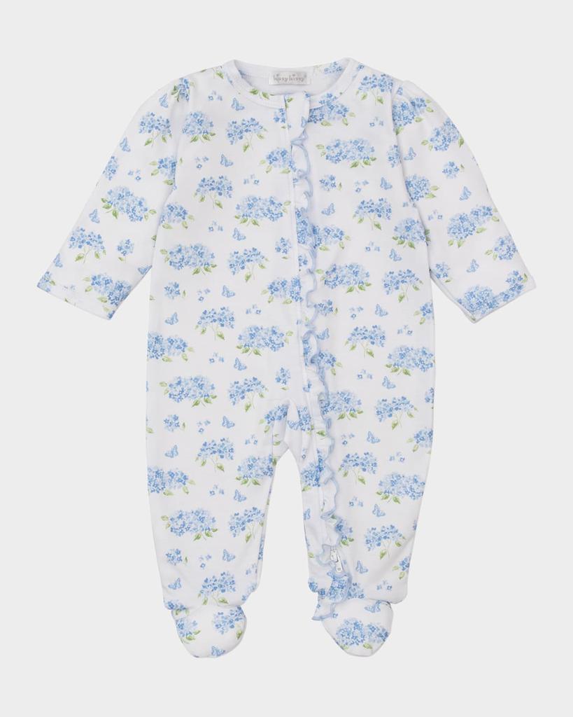 Kissy Kissy Girl's Heavenly Hydrangeas Footie, Size Newborn-9M