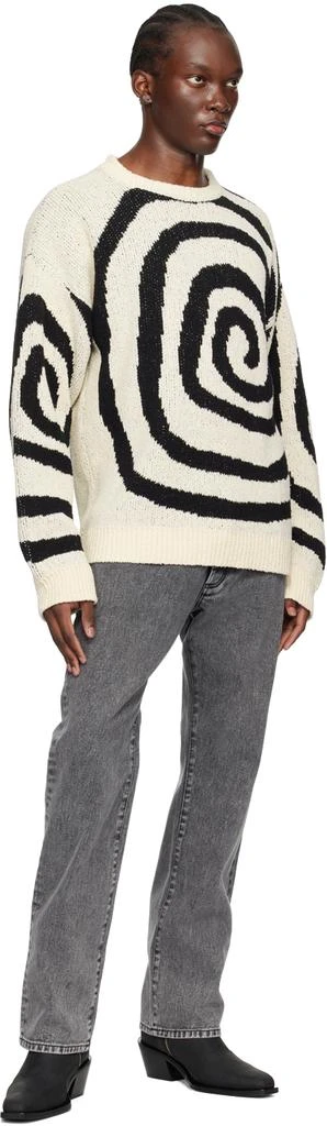 FORMA Off-White Spiral Sweater 4