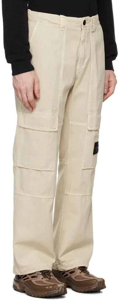 Stone Island Beige Relaxed-Fit Cargo Pants 2