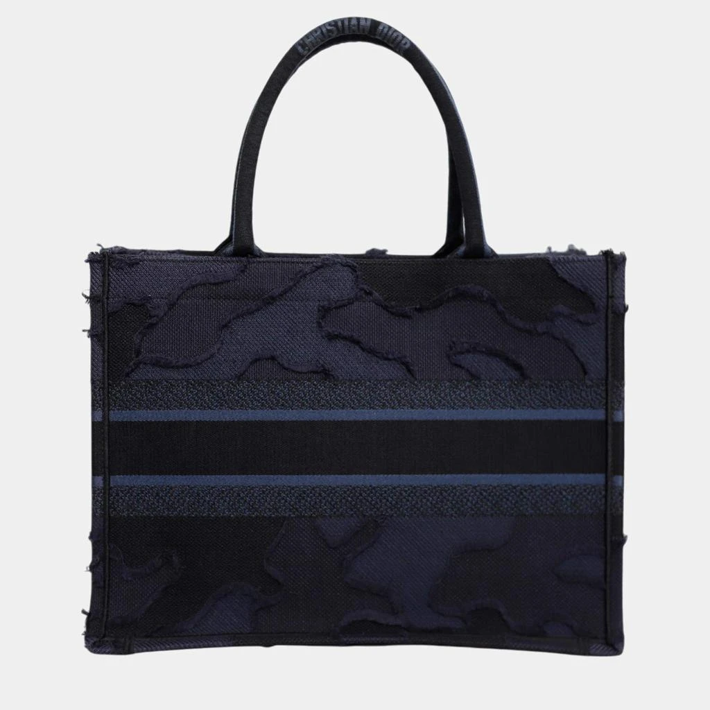 Dior Dior Camouflage Embroidered Canvas Medium Book Tote Bag 3