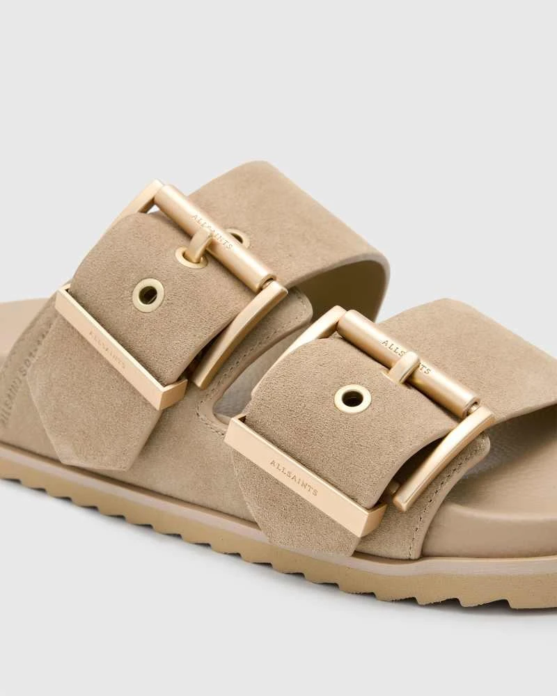 ALL SAINTS AllSaints Sian leather sandals in sand 2