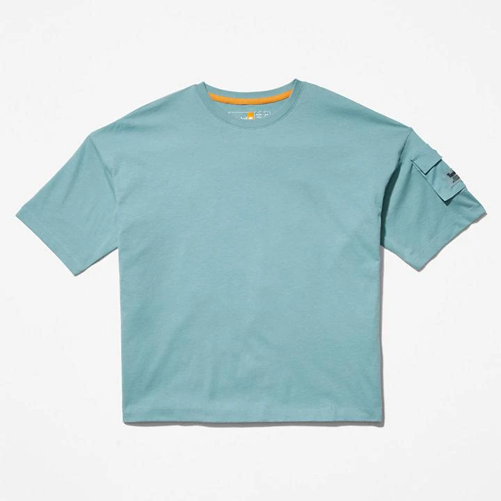 Timberland Progressive Utility Pocket T-Shirt for Women in Teal 6
