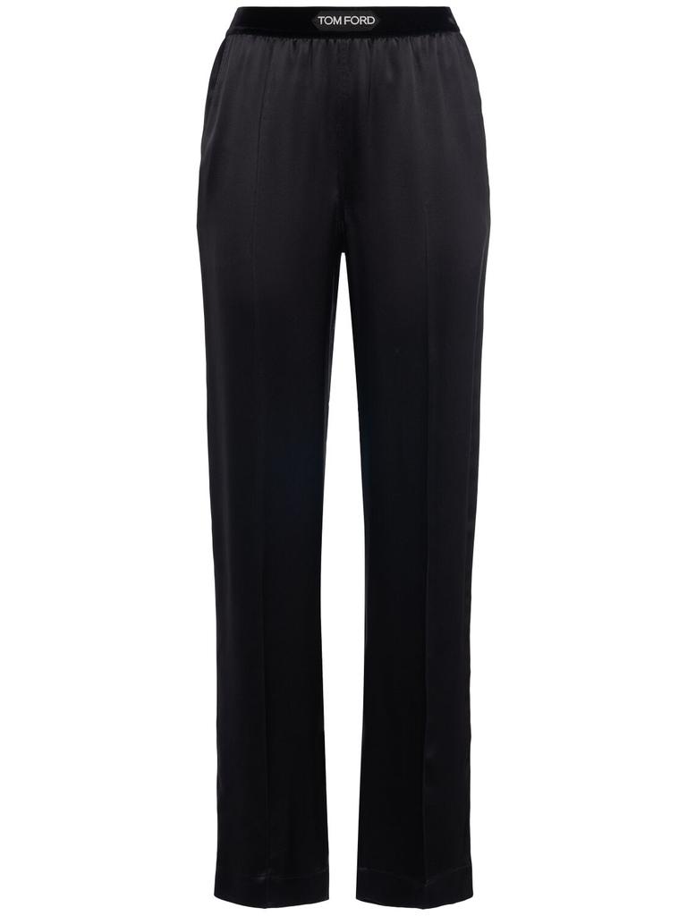 パンツ TOM FORD VISCOSE VELVET BOOT CUT PANTS Tom Ford Viscose Velvet Boot Cut Pants - Leggings - Free