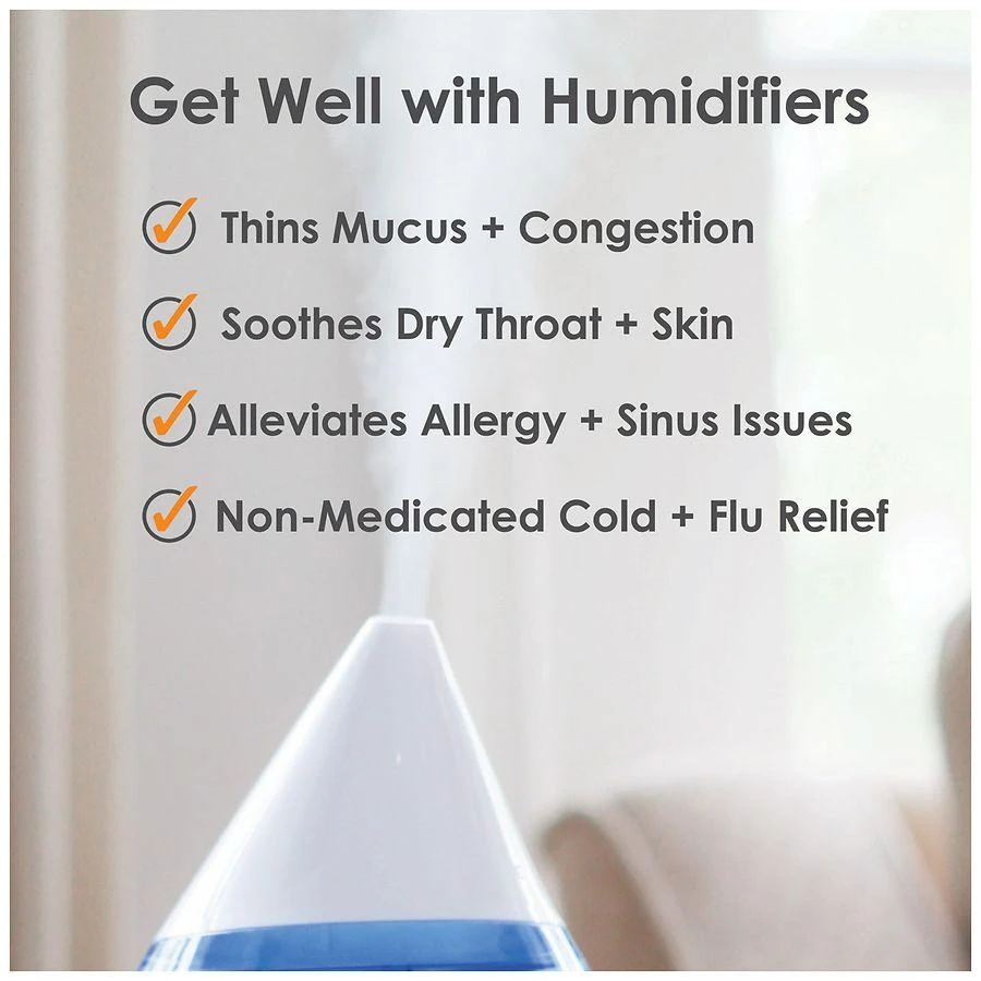 Crane Ultrasonic Cool Mist Humidifier 1 Gallon 5