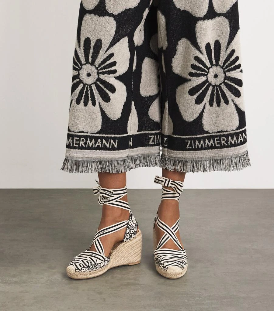 Zimmermann Embroidered Espadrille Wedges 95 2
