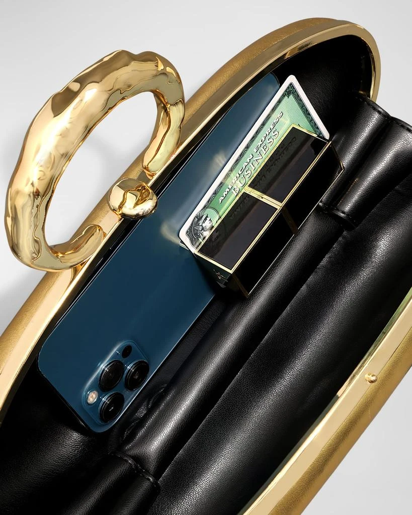 Alexis Bittar Molten Gold Bullet Minaudiere - Gold 3