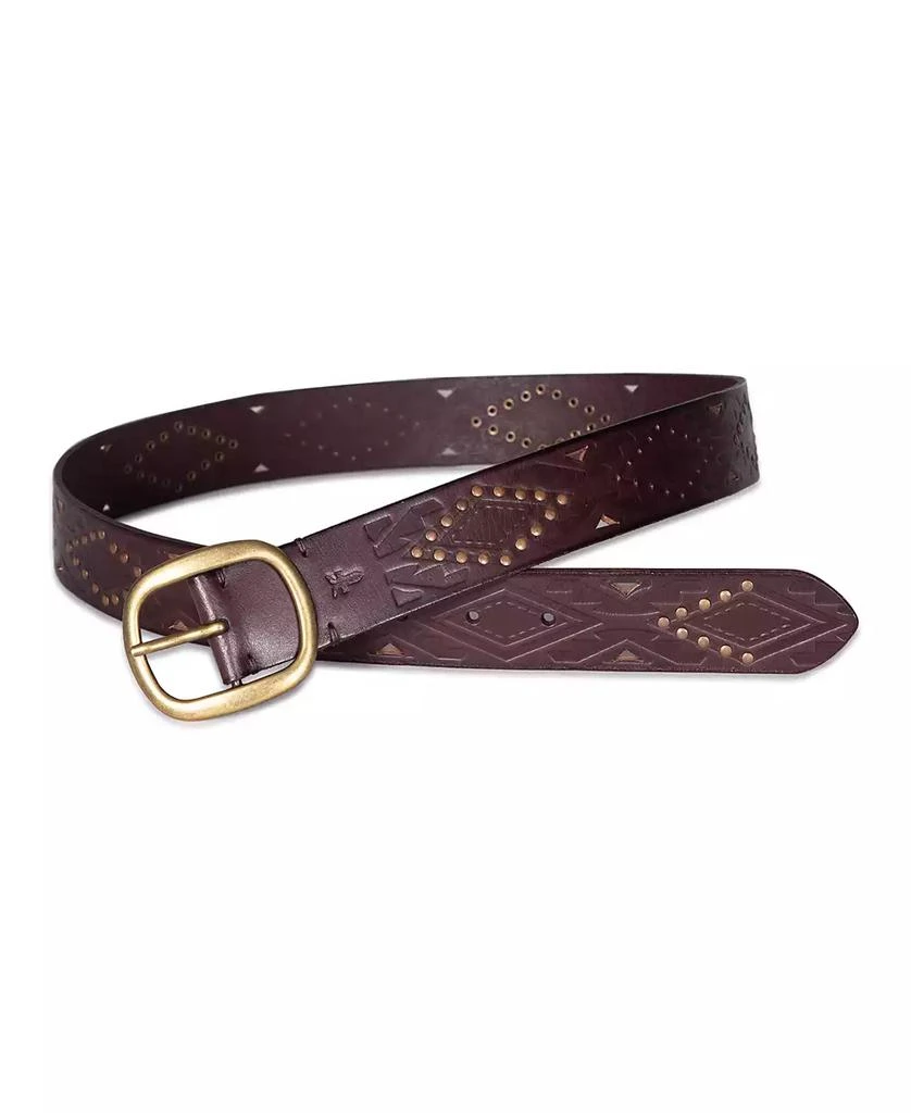 Frye Women
s Southwestern Embossing Belt 2