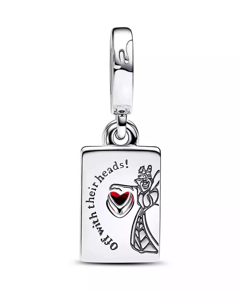 PANDORA Sterling Silver Disney Villains Queen of Hearts Double Dangle Charm 3