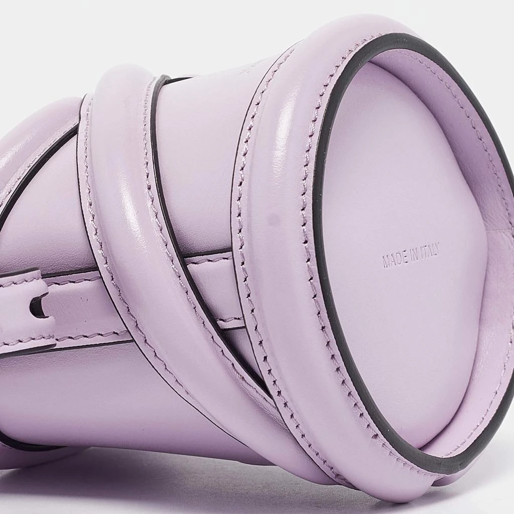 Alexander McQueen Alexander McQueen Lilac Leather Mini The Curve Bucket Bag 10