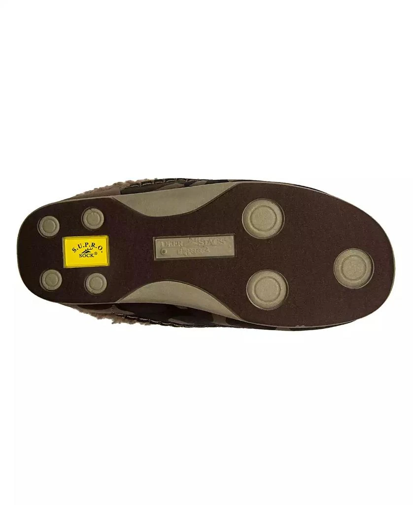 Deer Stags Slipperooz Men's Nordic S.U.P.R.O. Sock Cushioned Indoor Outdoor Clog Slipper 8