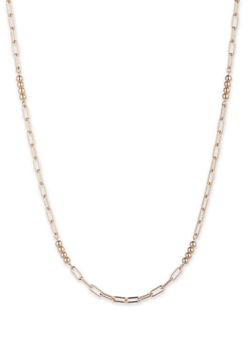 Ralph Lauren Ralph Lauren 42 Gold Tone Strand Collar Necklace 1