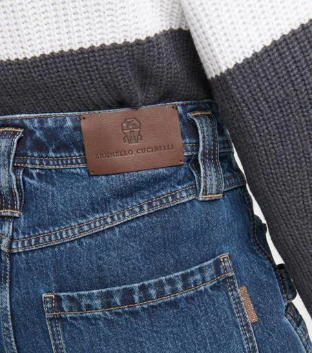 Brunello Cucinelli Mid-rise wide-leg jeans 4