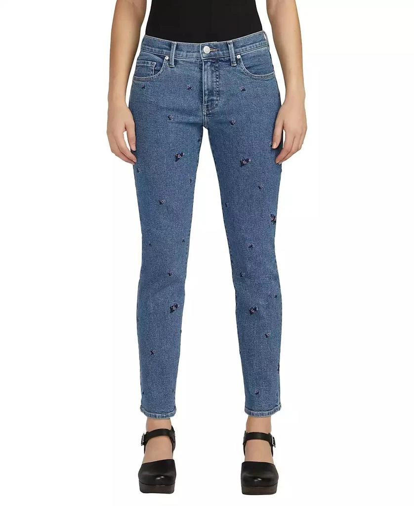 JAG Women's Cassie Mid Rise Slim Straight Leg Jeans - Pants - Free ...