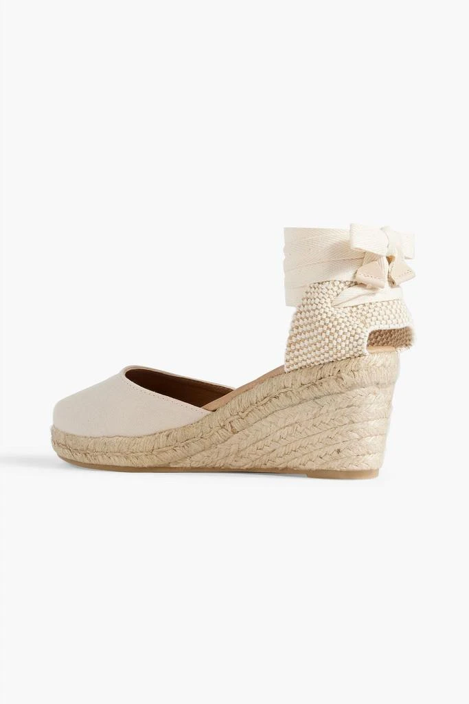 IRIS & INK Gabriella canvas wedge espadrilles 3