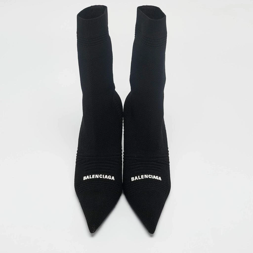 Balenciaga Balenciaga Black Knit Fabric Knife Ankle Socks Boots Size 39 3