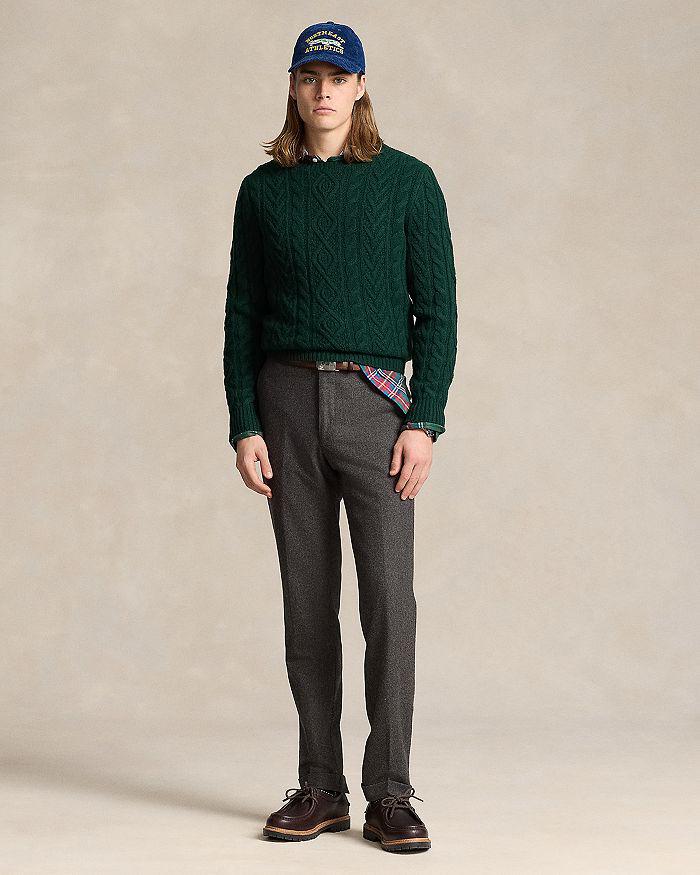 Ralph Lauren Wool Cable Knit Crewneck Sweater