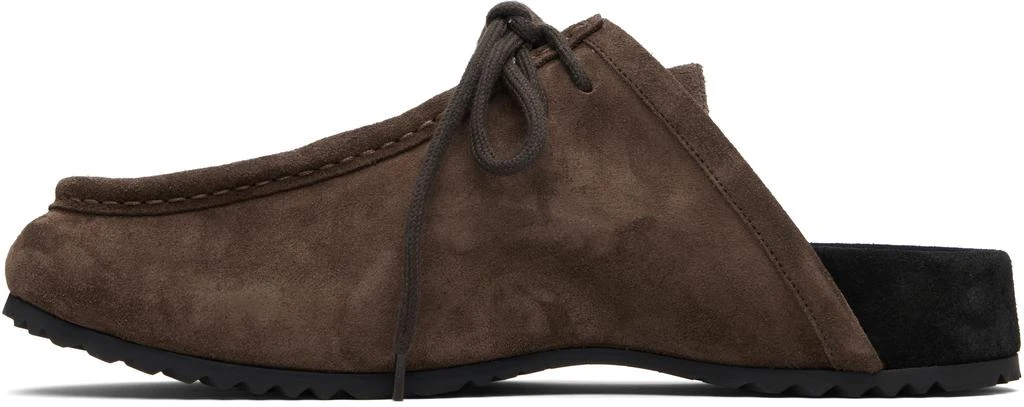 Dries Van Noten Brown Suede Clogs 3