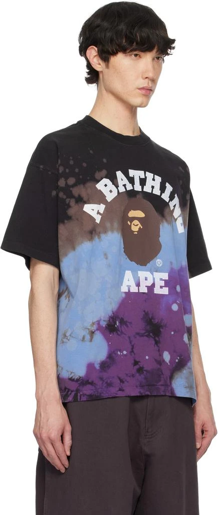 Bape Multicolor Tie Dye College Relaxed Fit T-shirt 2