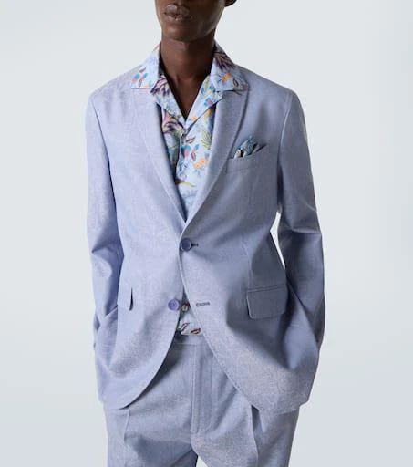 ETRO Cotton jacquard blazer 5