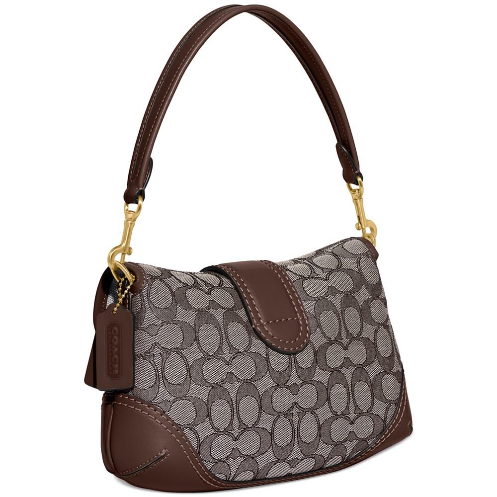 COACH Soho Signature Jacquard Top Handle Shoulder Bag