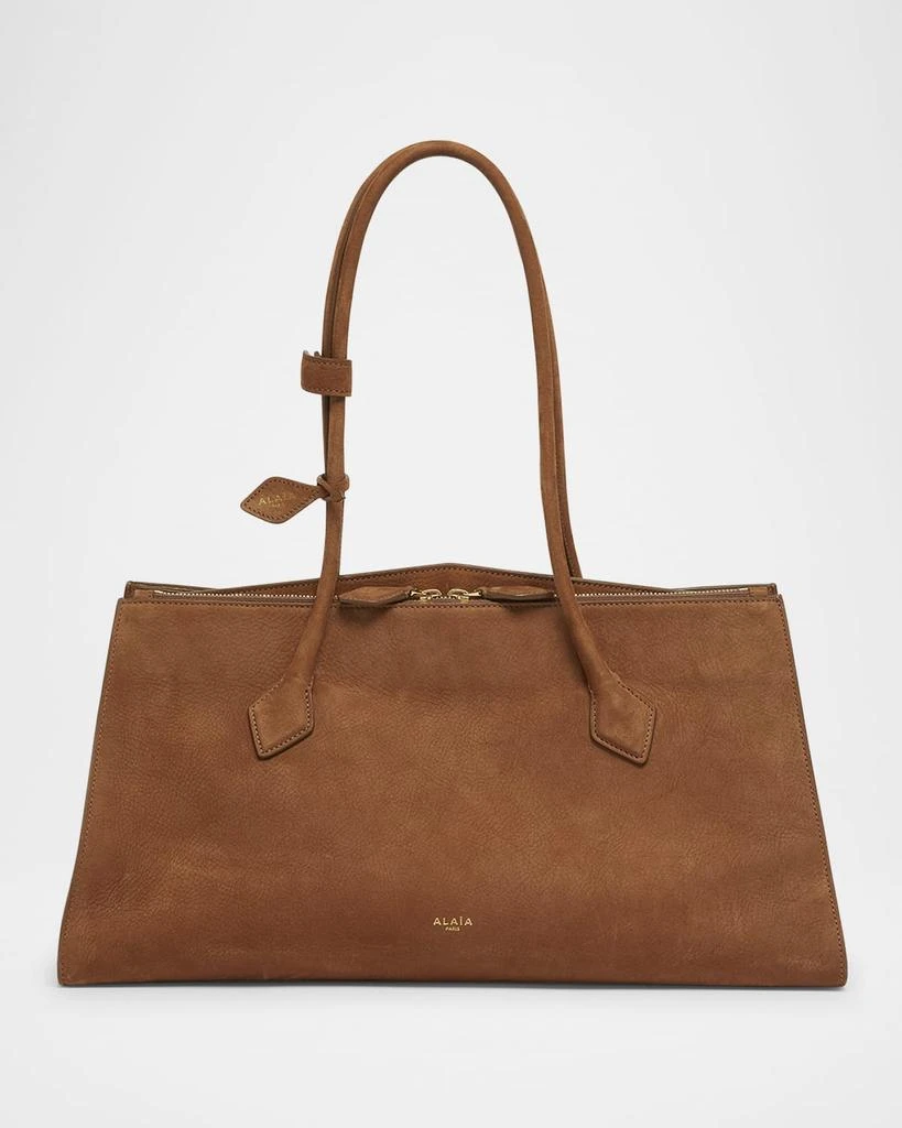 Alaia Le Teckel Tote Bag in Suede and Leather 1