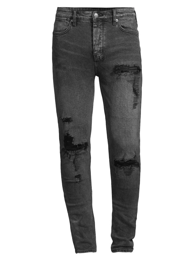Ksubi Van Winkle Angst Trashed Skinny Jeans 1
