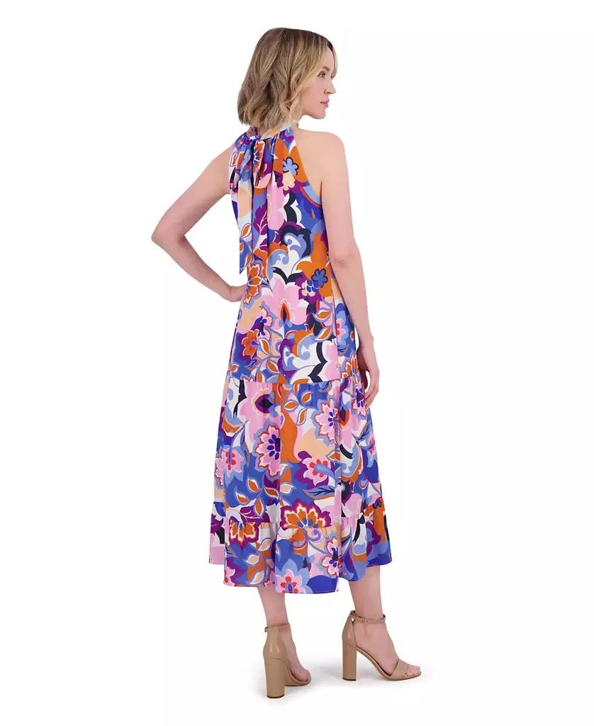 Eliza J Women's Printed Halter Midi Dress 2