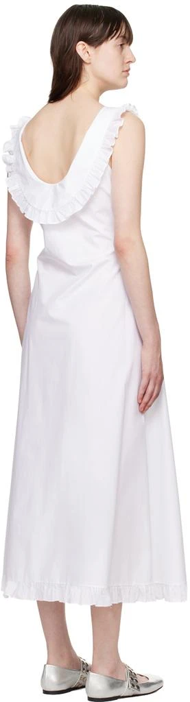 Molly Goddard White Laura Midi Dress 3
