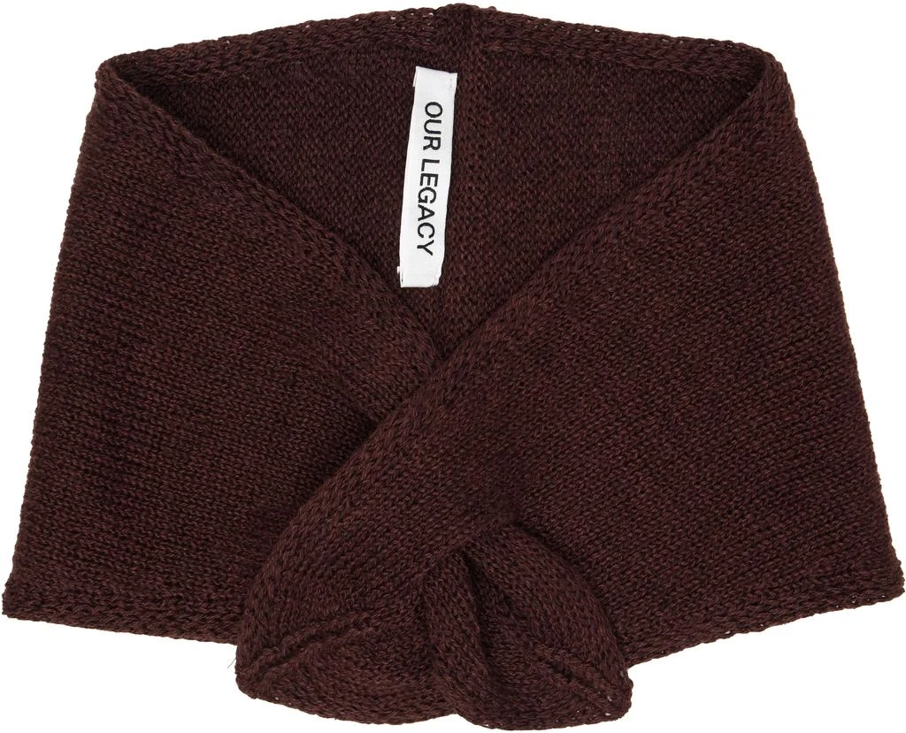 Our Legacy Burgundy Miniature Scarf