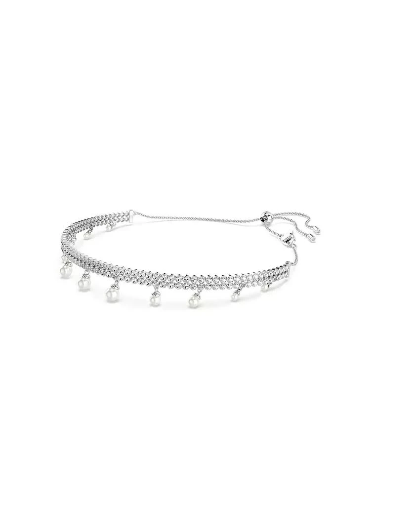 Swarovski Ariana Grande x Swarovski® Crystal Cultivated Pearl Round Cut Choker Necklace 2