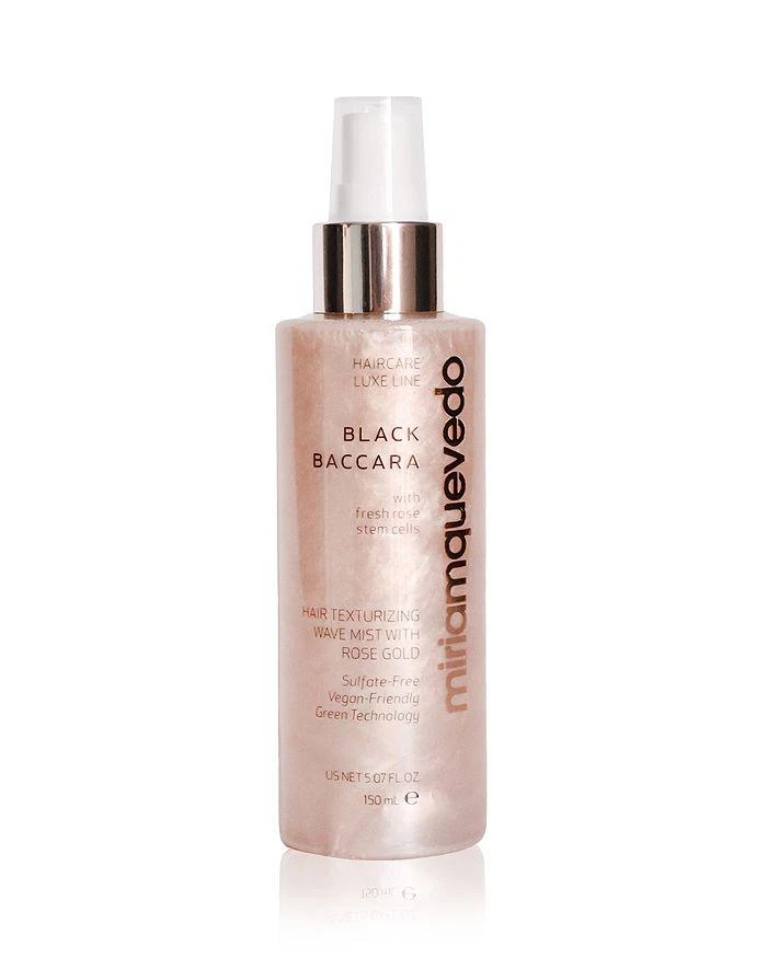 Miriam Quevedo Black Baccara Hair Texturizing Wave Mist with Rose Gold 5.1 oz. 1