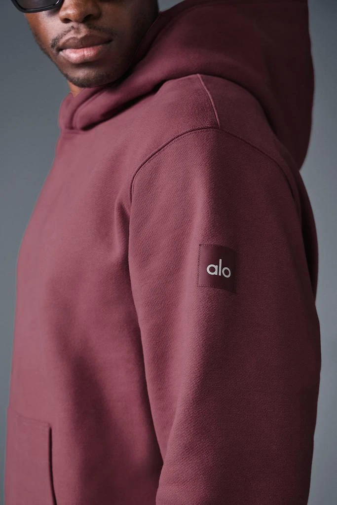 Alo Renown Heavy Weight Hoodie - Burgundy Truffle 5