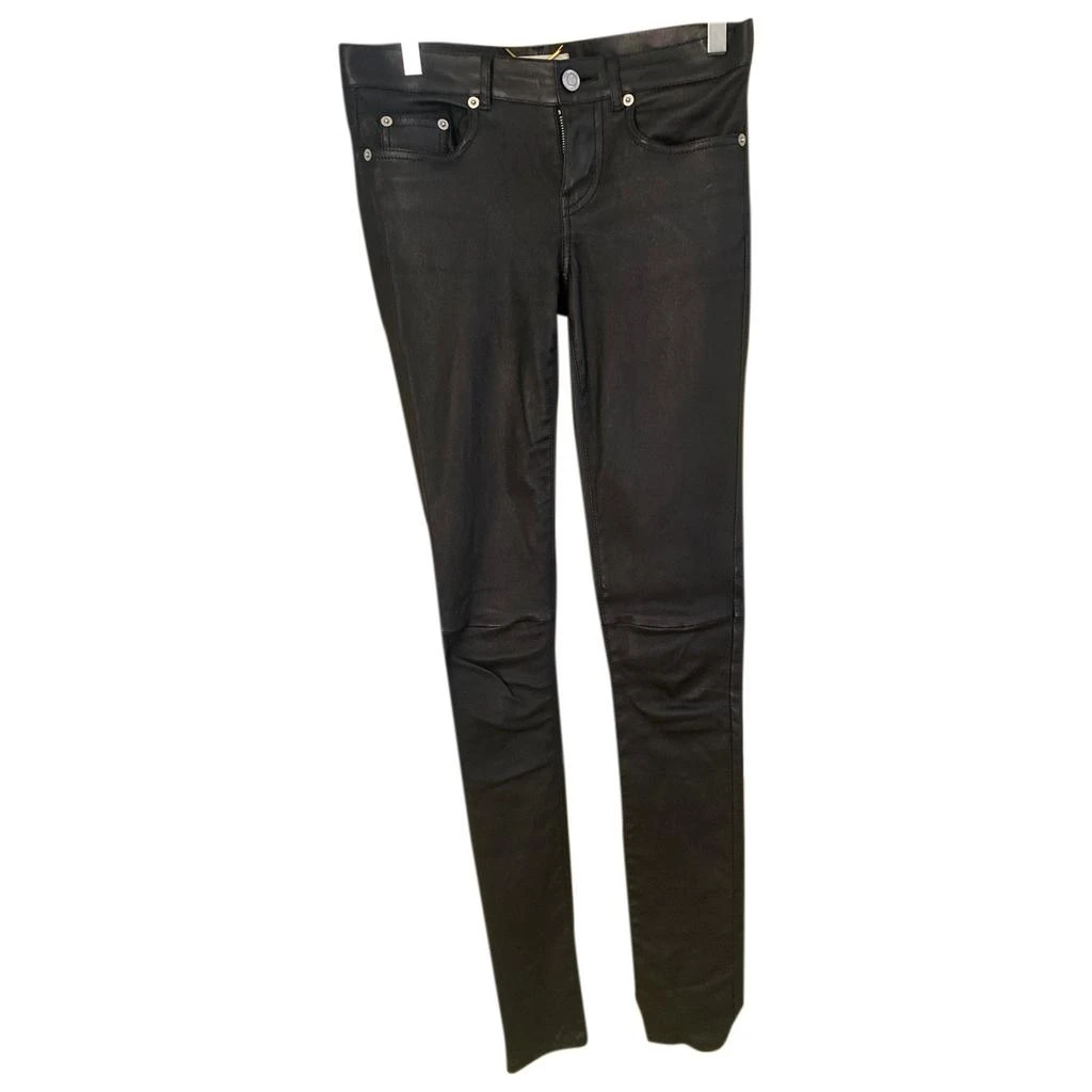 Yves Saint Laurent Saint Laurent Leather slim pants 1