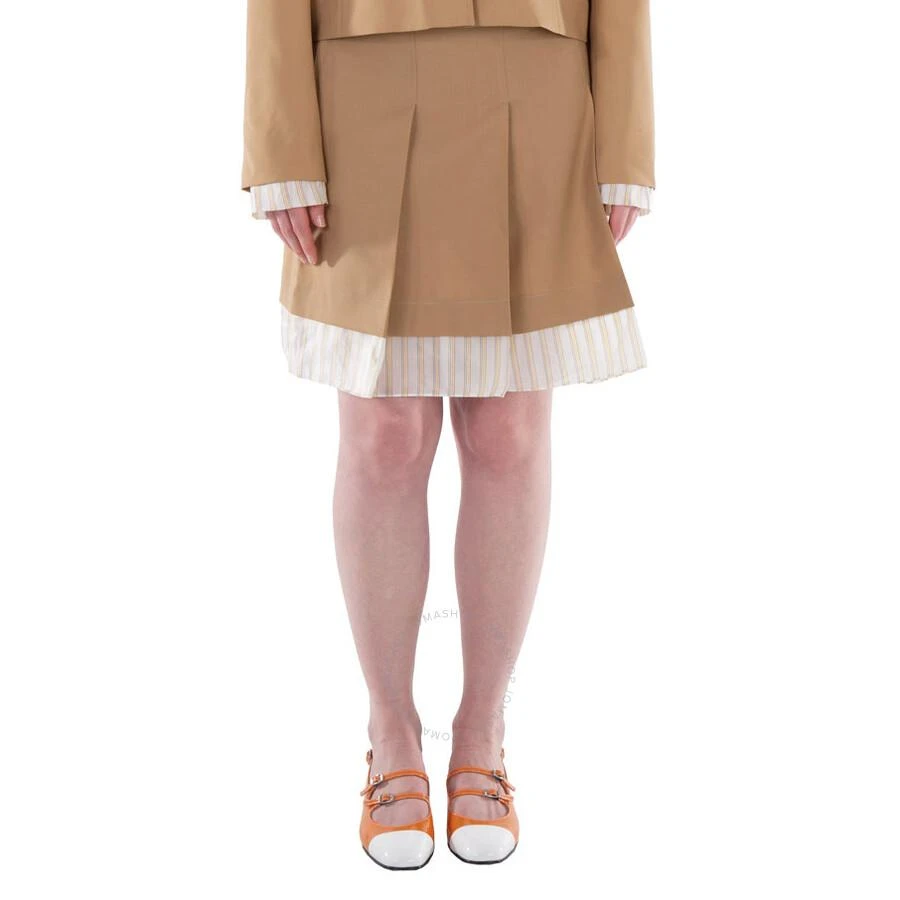 Marni Panelled Pleated Mini Skirt 1