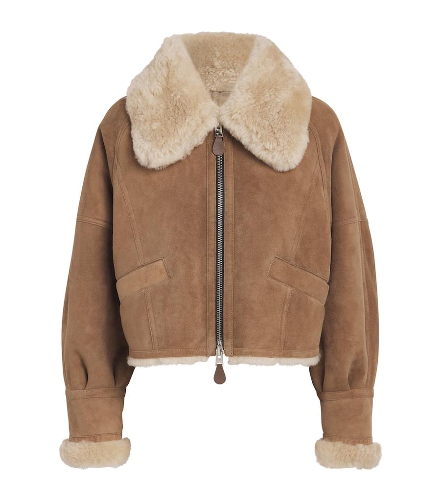 ジャケット HALFBOY Short sheepskin with shearling collar HALFBOY Short sheepskin with shearling collar - Jackets