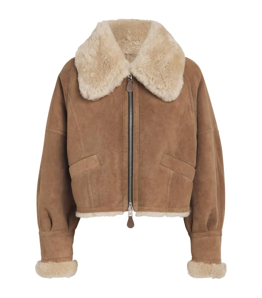 Shoreditch Ski Club Shearling Opal Jacket 1