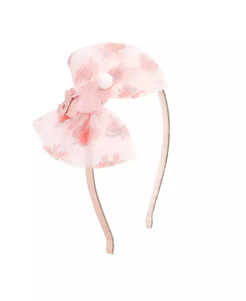 Sweet Wink Little and Big Girls Honey Bunny Easter Tulle Bow Headband