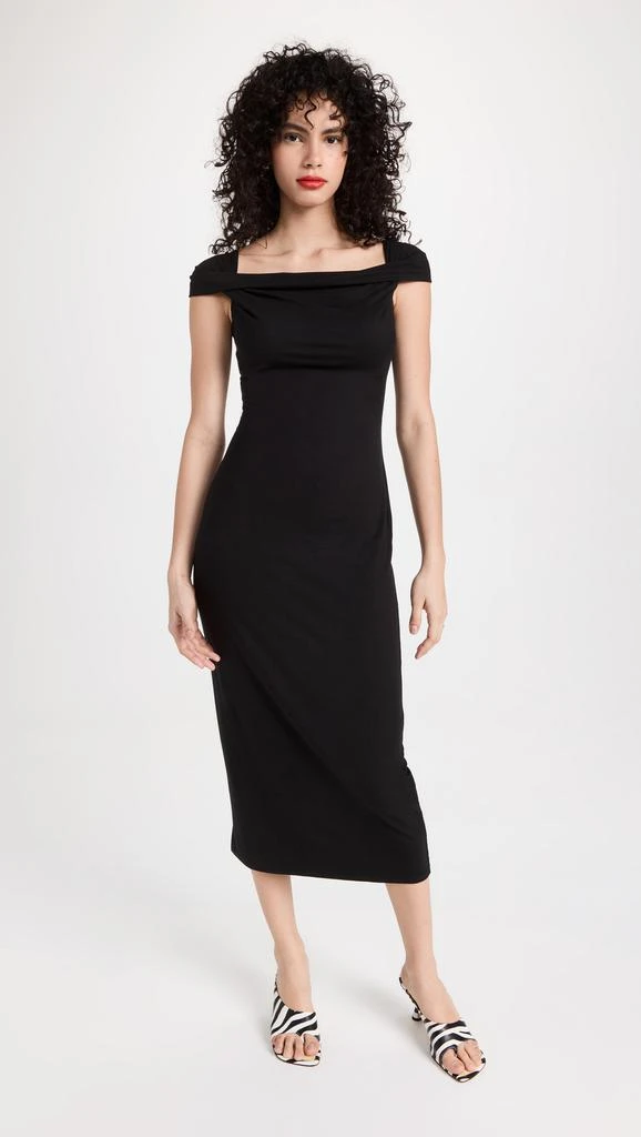 Reformation Jamen Off Shoulder Knit Midi Dress 6