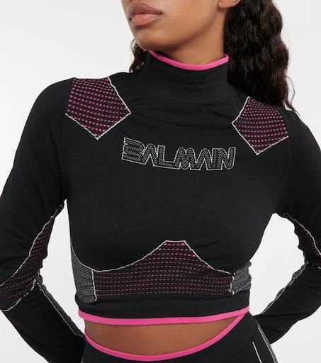 Balmain Logo crop top 4