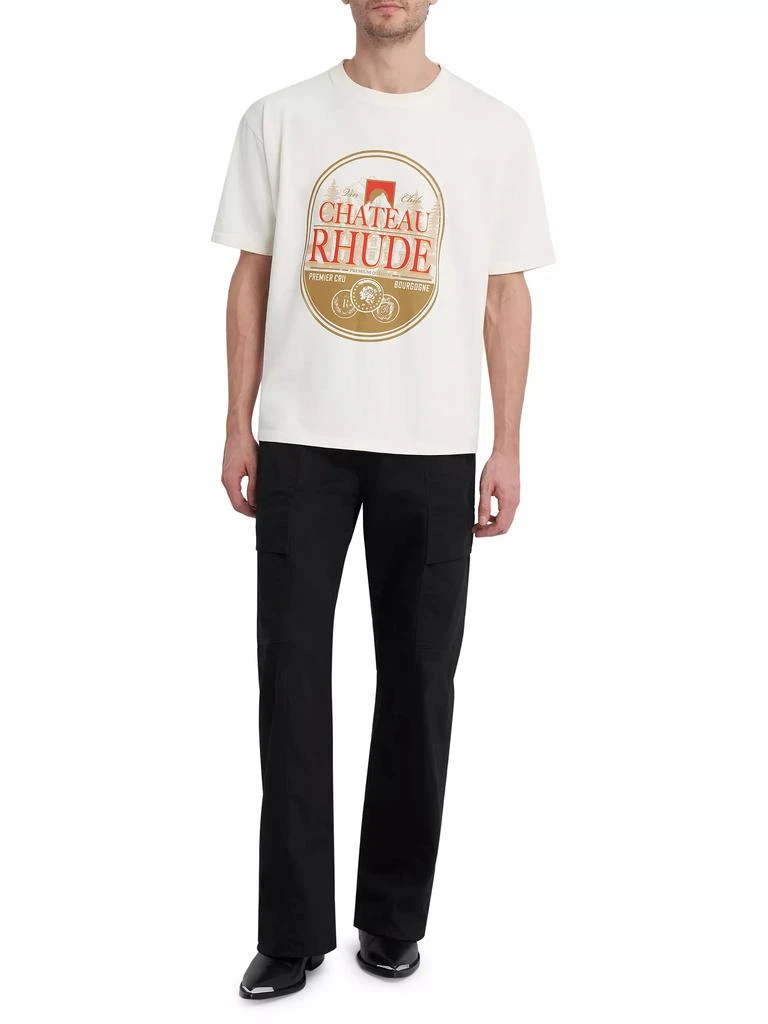 Rhude Premier Cru Logo Cotton T-Shirt 2