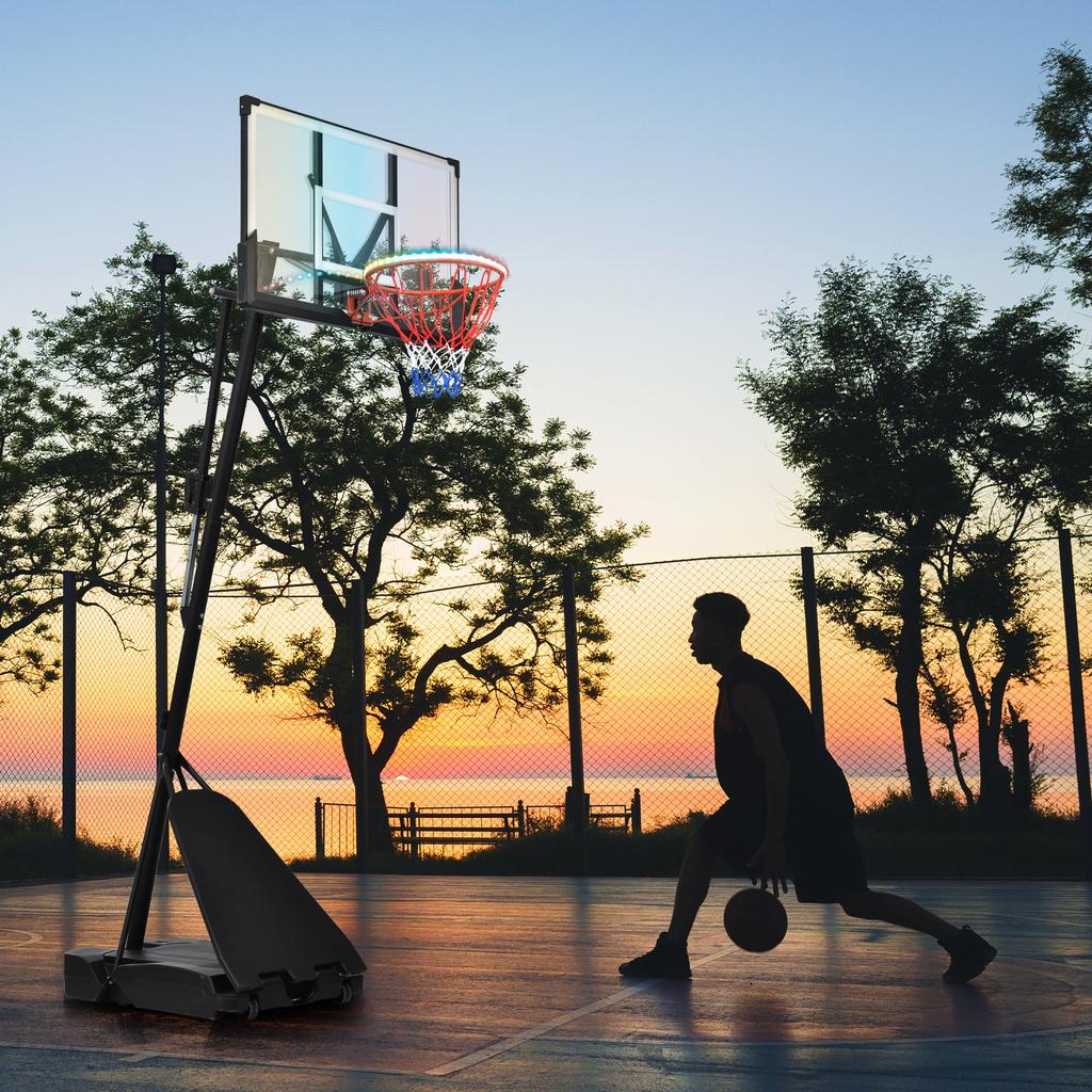 Streamdale Furniture Streamdale Height-Adjustable LED Basketball Hoop System