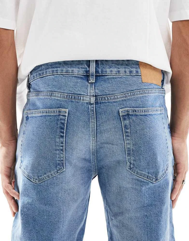 Cotton:On Cotton On regular slim fit jeans in burnin blue denim 4