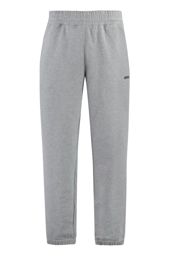 Zegna Zegna Logo-Printed Elasticated Waist Joggers 1