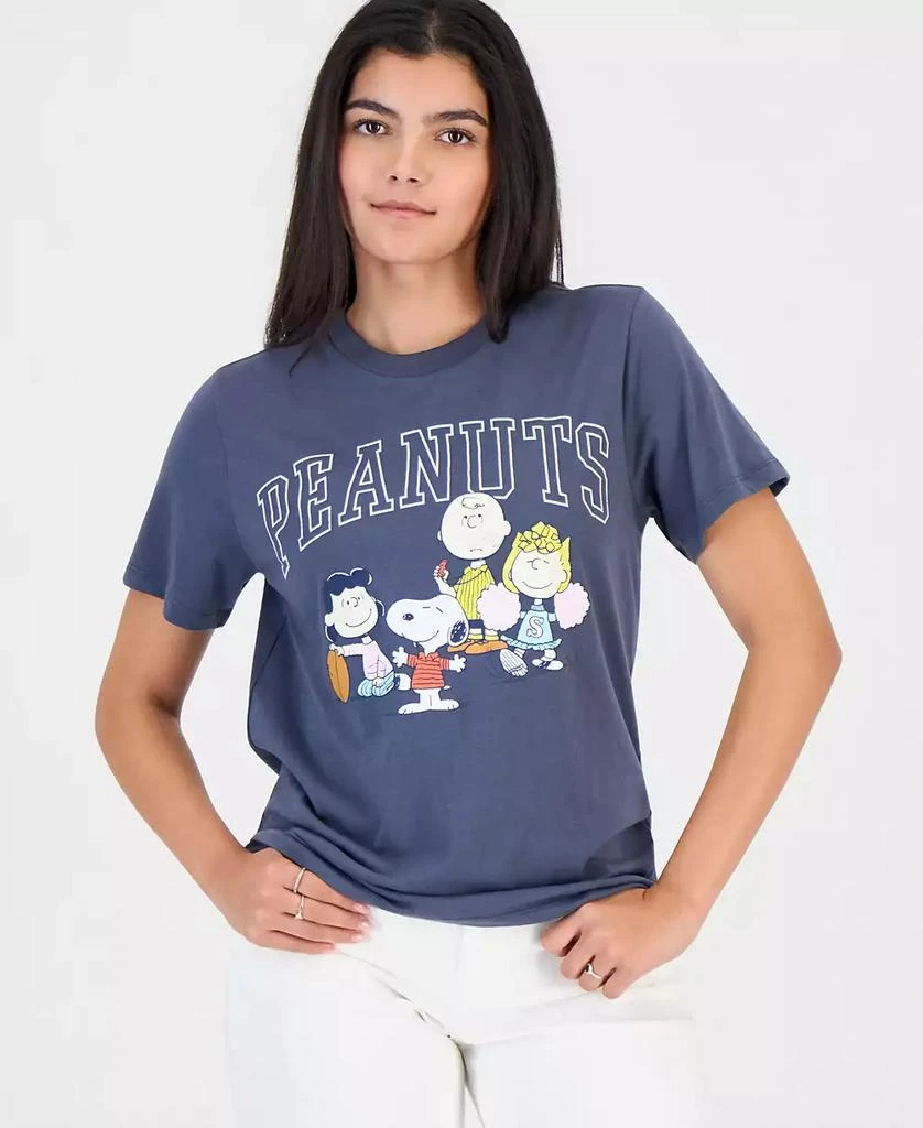 Grayson Threads, The Label Juniors' Peanuts Graphic Print Crewneck T-Shirt