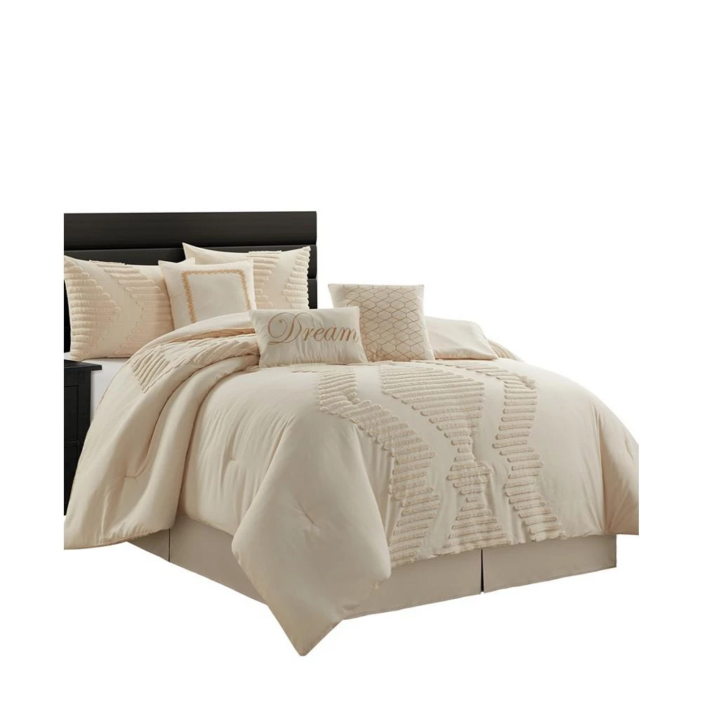 Stratford Park Galatea Tufted Embroidery 7-Pc. Comforter Set 6
